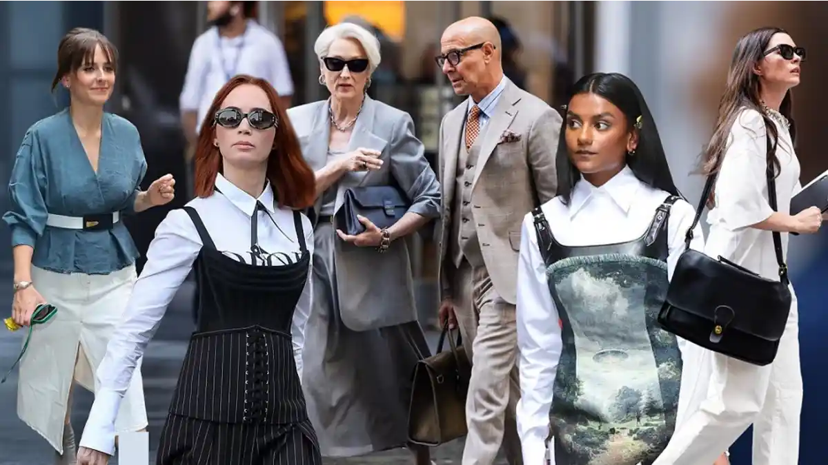 تصویرهای جدید از پشت‌صحنه فیلم The Devil Wears Prada 2 منتشر شد