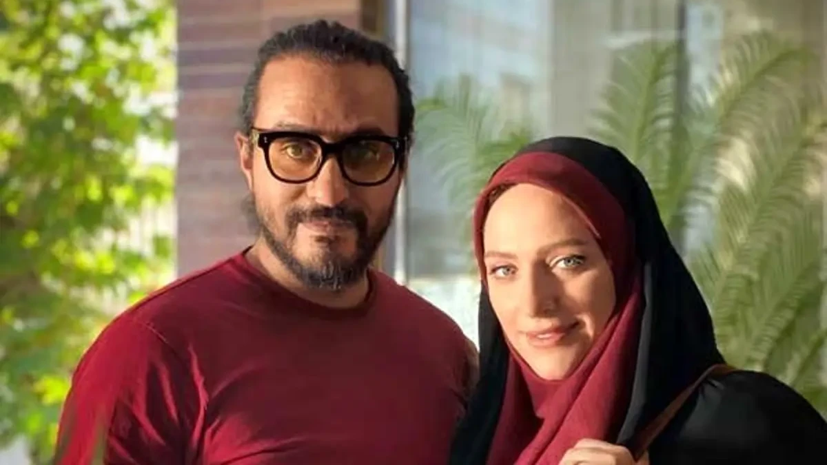 عکس «نگین معتضدی» در 2 سالگی در آغوش پدربزرگش